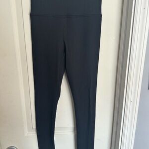 Athleta Black Ribbed Leggings